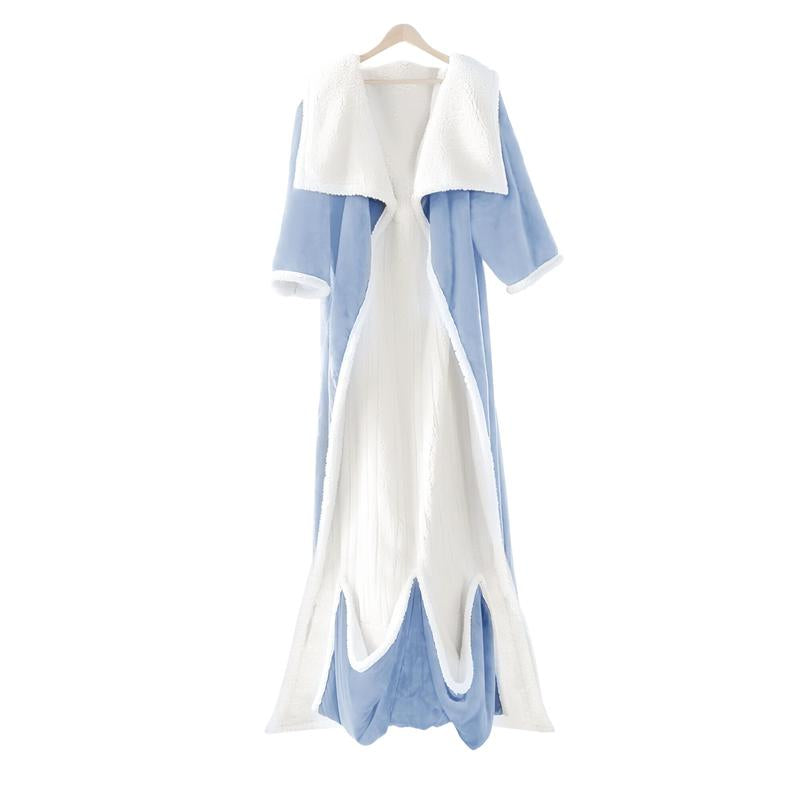 Dailylife Wearable Heated Blanket, 52”×72” Full Body Electric Heated Robe, Electric Blanket with Foot Pocket & Sleeves - 7 Heat Levels, Auto Off, Machine Washable, Gift for Winter, Women, Mom, Fathersdaygift